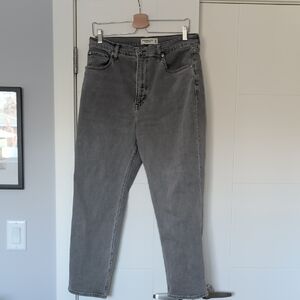 Abercrombie & Fitch Charcoal High-Rise Jeans